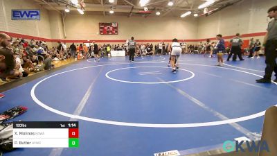 120 lbs Semifinal - Xzavier Molinas, NORTH DESOTO WRESTLING ACADEMY vs Preston Butler, Hilldale Youth Wrestling Club