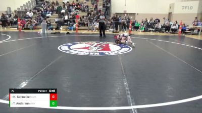 70 lbs Quarterfinal - Harrison Schuelke, Berge Elite Wrestling Academy vs Tucker Anderson, Owatonna Wrestling Academy