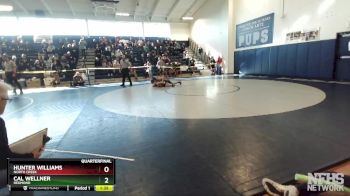 113 lbs Quarterfinal - Cal Wellner, Redmond vs Hunter Williams, North Creek