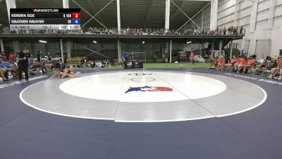 105 lbs Kendra Ege, Illinois vs Heather Weaver, Oklahoma