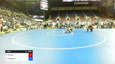170 lbs Cons 16 #1 - Rafael Knapp, Massachusetts vs Jordan Chapman, New Jersey