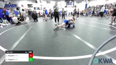 80 lbs Rr Rnd 1 - Liam Kappler, Choctaw Ironman Youth Wrestling vs Jaxon Higgins, Choctaw Ironman Youth Wrestling