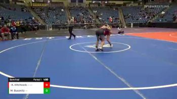 115 lbs Semifinal - Kaylan Hitchcock, Olathe-North vs Molly Busenitz, Tecumseh-Shawnee Heights