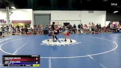 87 lbs Semis & 3rd Wb (16 Team) - Treyden Diduch, Illinois vs Joey Rowlands, Ohio Grey