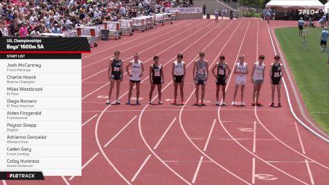 High School Boys' 1600m 5A, Finals 1
