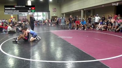 125 lbs Round 2 (6 Team) - Xavier Luna, Moyer Elite vs Brandon Lefler, NC National Team Gold