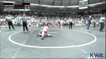 60 lbs Consi Of 8 #1 - Titus Trujillo, Raw Wrestling Club vs Dallas Sims, Lions Wrestling Academy