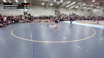 125 lbs 7th Place Match - Julianna Paprocki, Jefferson vs Gillian Holman, Glenrock