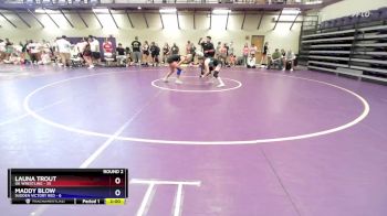 120 lbs Round 2 (10 Team) - Launa Trout, OK Wrestling vs Maddy Blow, Sudden Victory Red