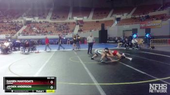 D3-144 lbs Champ. Round 1 - Damien Manygoats, Cortez vs Jayden Anderson, Yuma