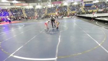 61 lbs Quarterfinal - Cavin Gabel, Eaton vs Ryder VanBibber, Sargent Farmers