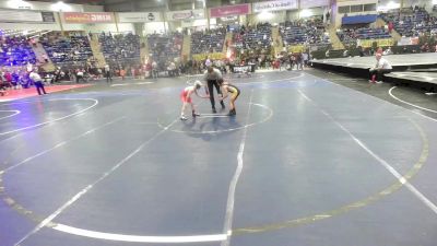 61 lbs Quarterfinal - Cavin Gabel, Eaton vs Ryder VanBibber, Sargent Farmers