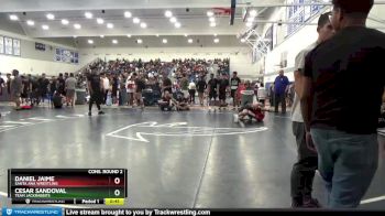120 lbs Cons. Round 2 - Cesar Sandoval, Team Jackrabbits vs Daniel Jaime, Santa Ana Wrestling