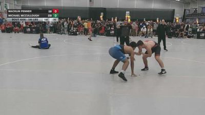 190 lbs 3rd Place Match - Macklin Penner, Immortal Athletics WC vs Michael McCullough, Duran Elite Wrestling