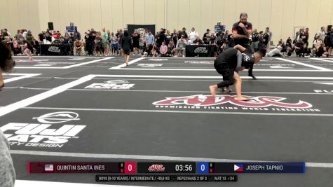 Quintin Santa Ines vs Joseph Tapnio 2025 ADCC Orlando Open/Youth Trials