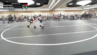 70 lbs 3rd Place - Kaleb Olsen, Fitness Fight Factory WC vs Jacob Aguilar, Total Kaos WC