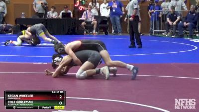 3-2-1A 113 Cons. Round 1 - Kegan Wheeler, Minneapolis vs Cole Gerleman, Allen-Northern Heights