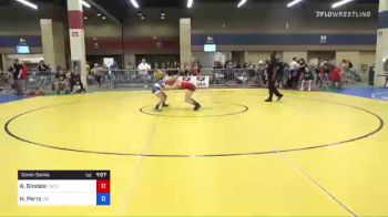 92 lbs Consolation - Abigail Gindele, Twin Cities Regional Training Center vs Hannah Perro, Die-Hard Wrestling