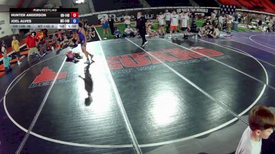 76 lbs Hunter Anderson, Oregon 14U Boys vs Joel Alves, Montana 14U Boys