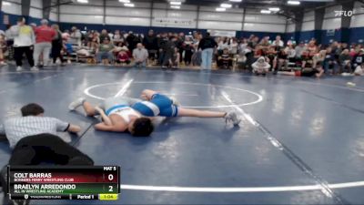 117 lbs Champ. Round 1 - Joben Whitmore, Upper Valley Aces vs Conner Spaletta, Sublime Wrestling Academy