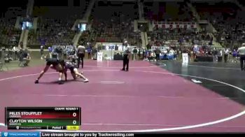 152 lbs Champ. Round 1 - Miles Stoufflet, Fairhope vs Clayton Wilson, Baker HS
