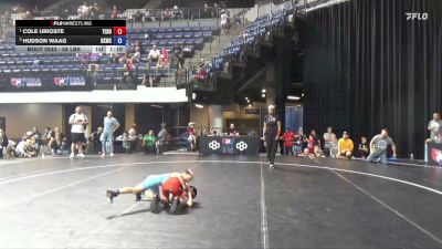 58 lbs 1st Place Match - Cole Urioste, Team Donahoe vs Hudson Waag, Keystone Kids Wrestling Club
