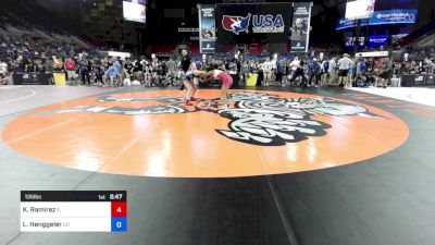 135 lbs Cons 32 #1 - Katie Ramirez, IL vs Lindsay Henggeler, CO