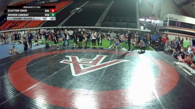 56 lbs Champ. Round 3 - Clayton Oden, Oregon vs Zeivier Lindsay, Utah