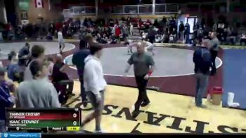 98 lbs Semifinal - Tanner Crosby, Mt. Spokane vs Isaac Stewart, Frenchtown