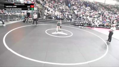 5A 105 lbs Champ. Round 1 - Kallie Doverspike, Hillcrest vs Krysta Lund, Cedar Valley