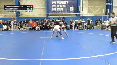 133 lbs Cons. Round 4 - Jake Strianese, Williams College vs Ethan Buonanducci, Bridgewater State
