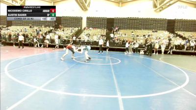 122-H lbs Consi Of 32 #2 - Nicodemo Cirillo, AMERICAN MMA AND WRESTLING vs Austin Bader, Rocky Point HS