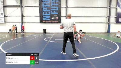 105 lbs Rr Rnd 3 - Peyton Vowels, Upstate Uprising vs Bode Heller, Iron Horse Wrestling Club