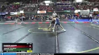 Champ. Round 1 - Samuel Elliott, Great Falls/MSDB vs Gannon Wisher, Flathead (Kalispell)