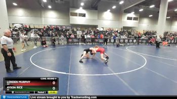 138 lbs Cons. Round 4 - Londen Murphy, OH vs Ayson Rice, SD