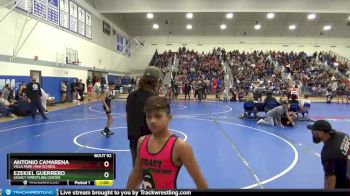 106 lbs Champ. Round 2 - Ezekiel Guerrero, Legacy Wrestling Center vs Antonio Camarena, Villa Park High School