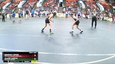 80 lbs Cons. Round 1 - Dempsey Opfer, Panther Amateur Wrestling vs Oliver Garcia, Michigan Premier