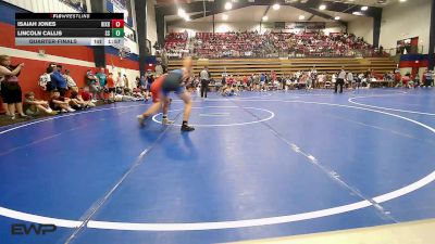 132 lbs Quarterfinal - Isaiah Jones, Bixby HS Boys vs Lincoln Callis, Sand Springs HS