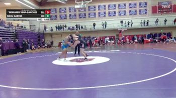 285 lbs Quarterfinal - Raul Garcia, San Jose State vs Benjamin Vega-Sanchez, Simpson (Calif.)