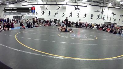 207 A Quarterfinal - Dasia Yearby, North Central University vs Maria Aiono, Presbyterian College