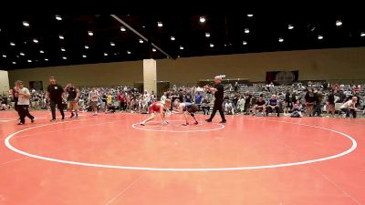 120 lbs Cons. Round 4 - Jacob Kinzer, OK vs Shade Harrell, AR