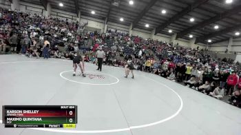 113 lbs 1st Place Match - Karson Shelley, Spanish Fork vs Maximo Quintana, Roy