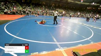 55 lbs Quarterfinal - Maisyn Hulbutta, Mojo Grappling Academy vs Hanna Hensen, Kodiak Attack