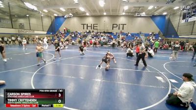 90 lbs 3rd Place Match - Timmy Crittenden, South Summit Wrestling Club vs Carson Spires, Stallions Wrestling Club