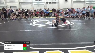 82 lbs Pools - Olivia Whitlach, NE United (OH) vs Avery Riley, Swag Sisters