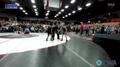 52 lbs Consi Of 8 #2 - TeeJay Henry, Comanche Takedown Club vs Samheer Taylor, Geary Youth Wrestling