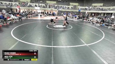 170 lbs Semis & 1st Wrestleback (8 Team) - Hugh Vanek, Oak Park & River Forest vs Nick Fox, Xavier