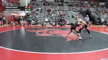 110 lbs Cons. Semi - Adriana Garcia, Linn-Mar vs Jazelle Robertson, Davenport