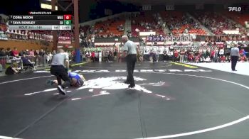 145 lbs Semifinal - Taya Rowley, Chapman HS vs Cora Moon, Winfield HS