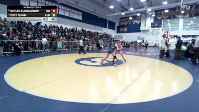 120 lbs Cons. Round 1 - Skyler Ellingworth, Chaparral vs Zoey Quaid, Ramona/Riverside